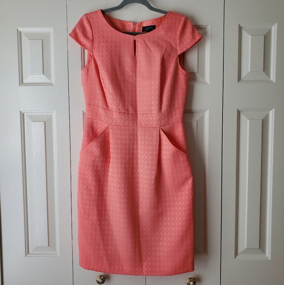 Tahari Coral Color Dress